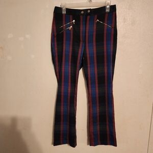 Zara Basic Plaid Casual Dress Pants Size M